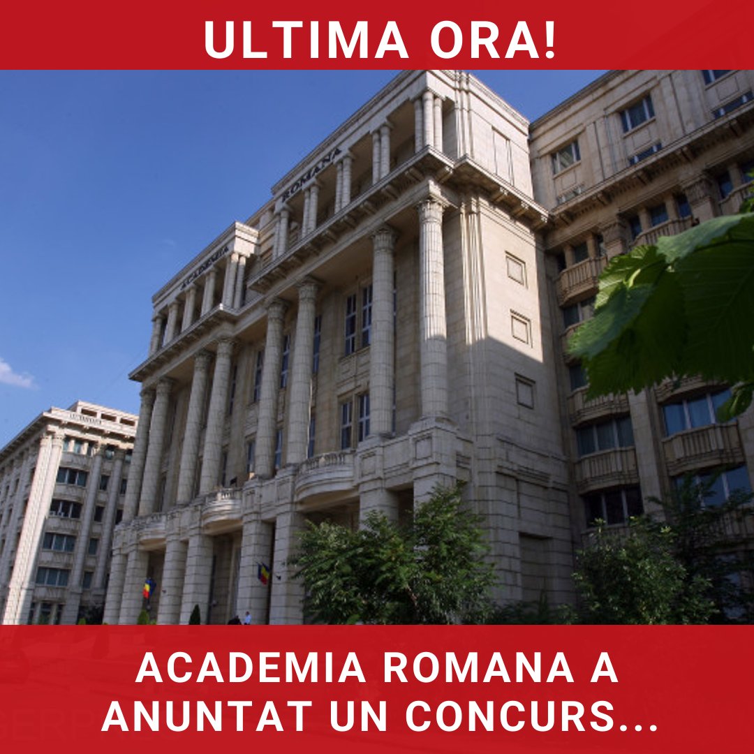 Academia Română anunță concurs pentru postul de director al Institutului de Istorie a Religiilor