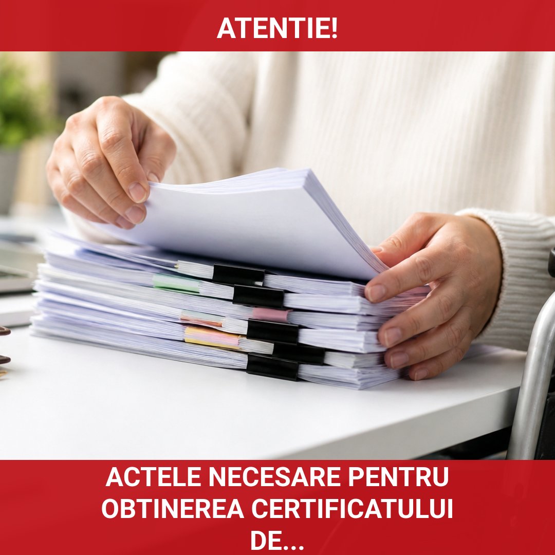 Actele necesare pentru obținerea certificatului de handicap în 2026: ghid detaliat