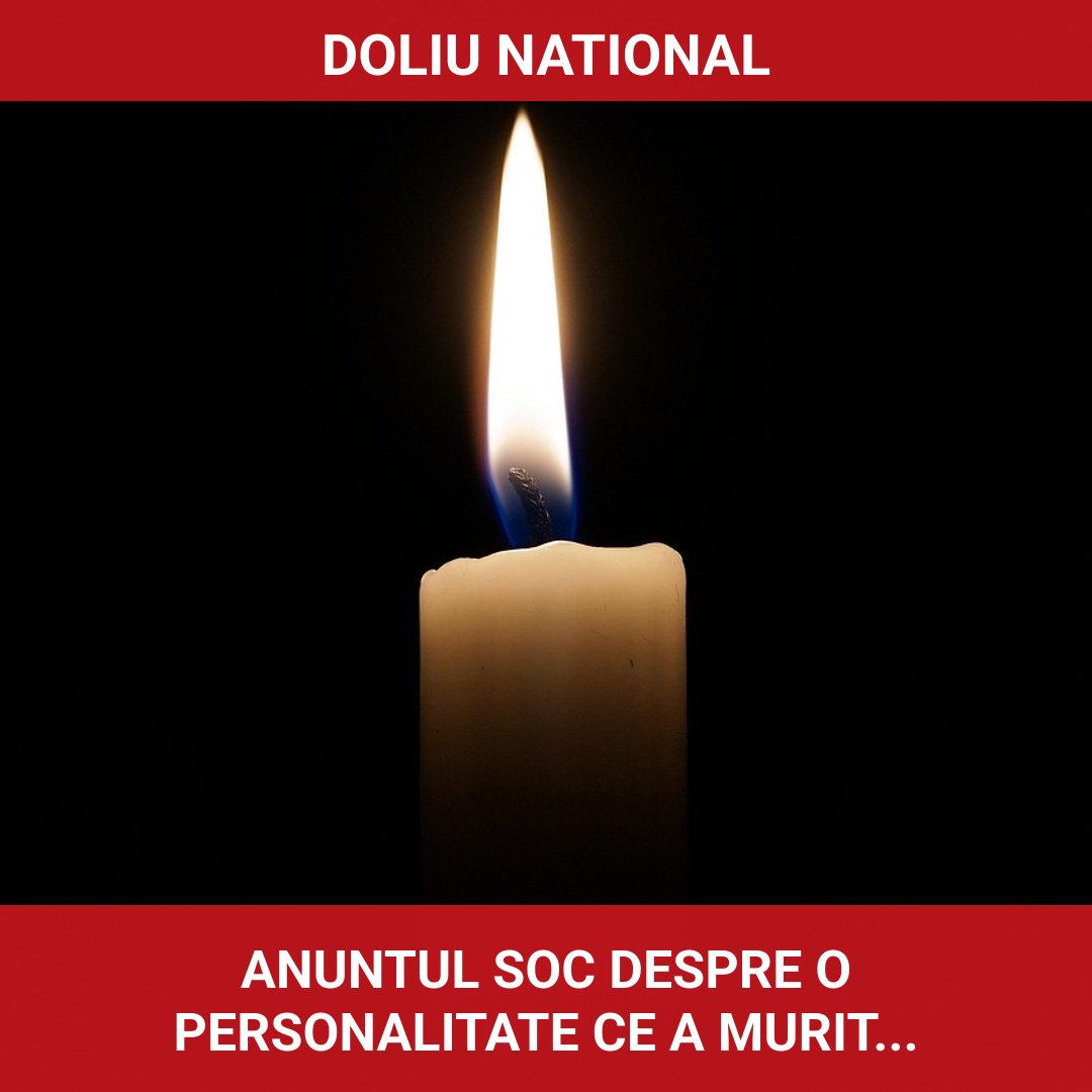 ANUNȚUL ȘOC care a îndoliat România!