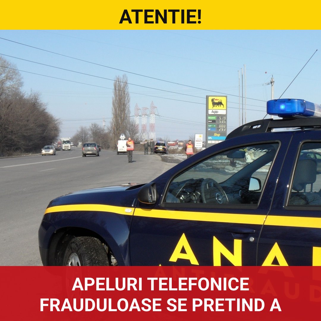 Atenție la apelurile telefonice frauduloase care se pretind a fi de la ANAF