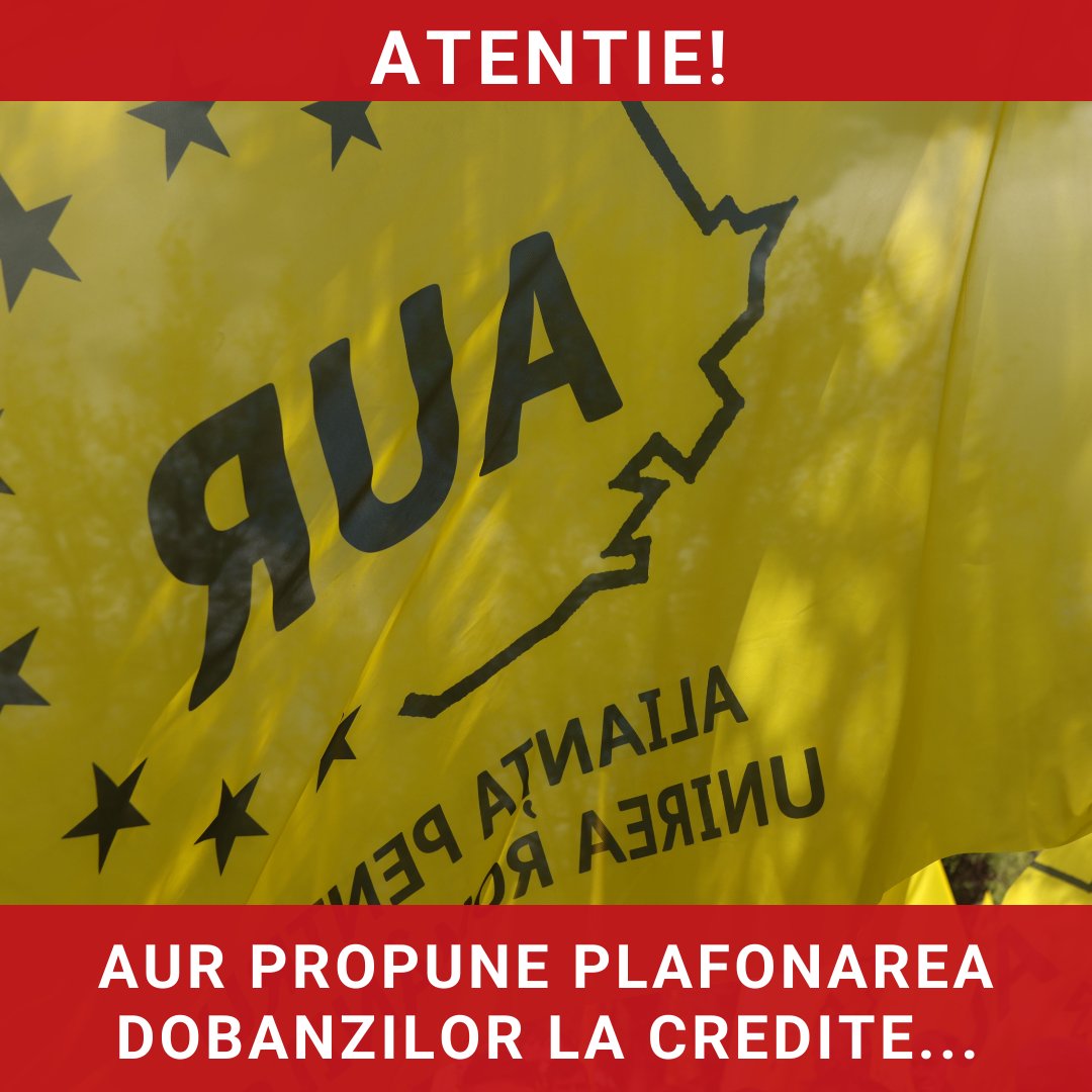 AUR propune plafonarea dobânzilor la creditele românilor pentru a combate supraîndatorarea