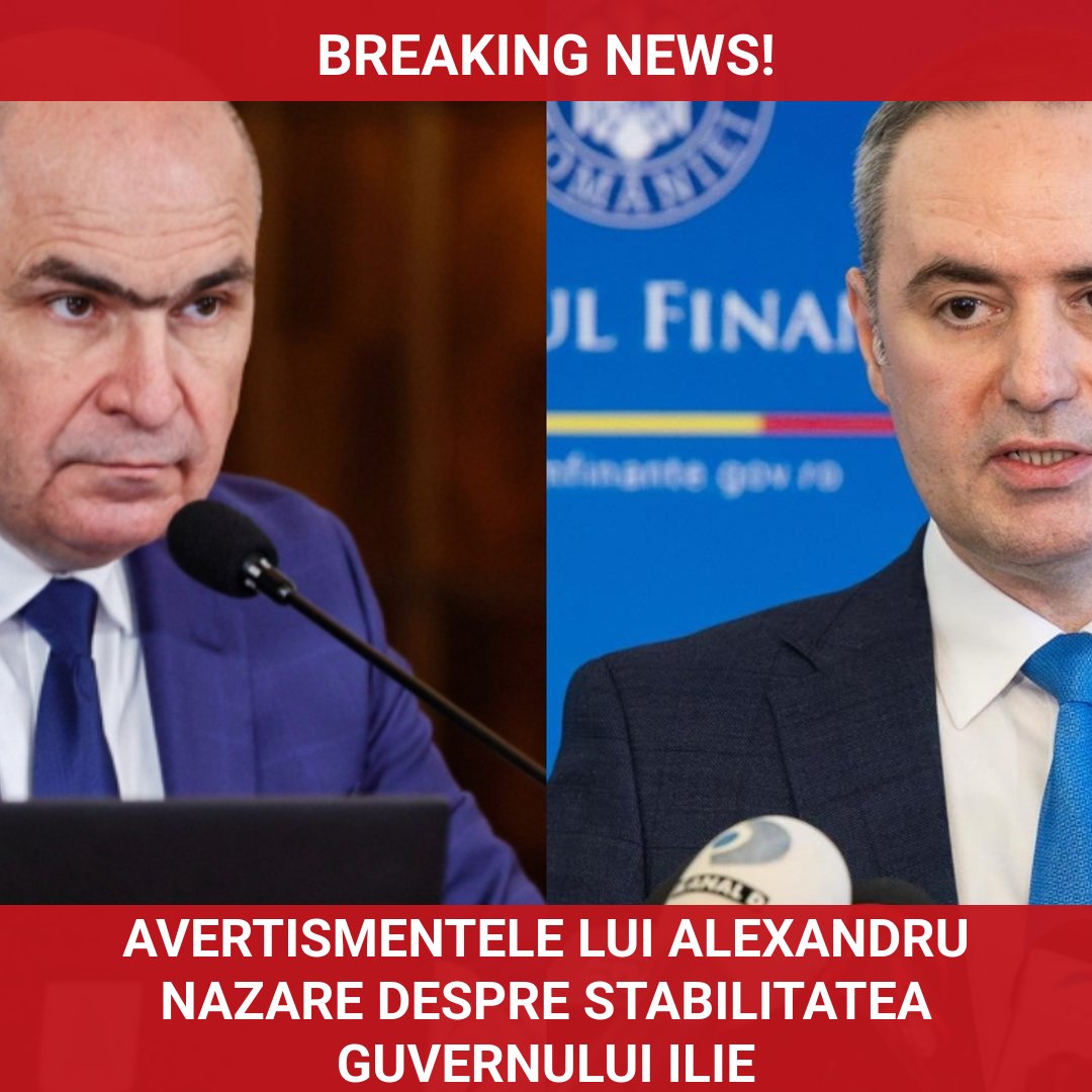 Avertismentele lui Alexandru Nazare despre stabilitatea guvernului Ilie Bolojan și impactul său asupra economiei românești