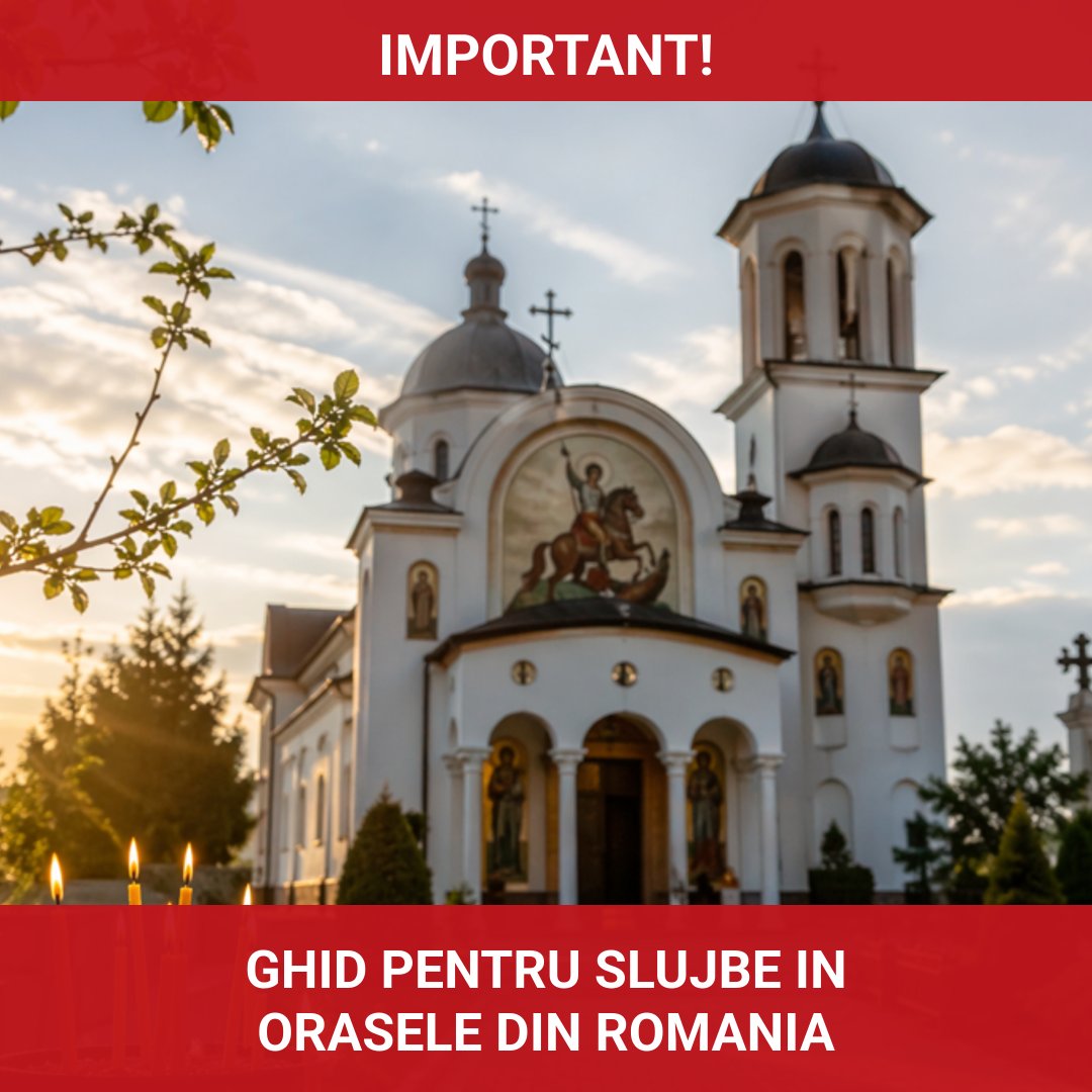 Biserici dedicate Sfântului Gheorghe: Ghid pentru slujbe în marile orașe din România