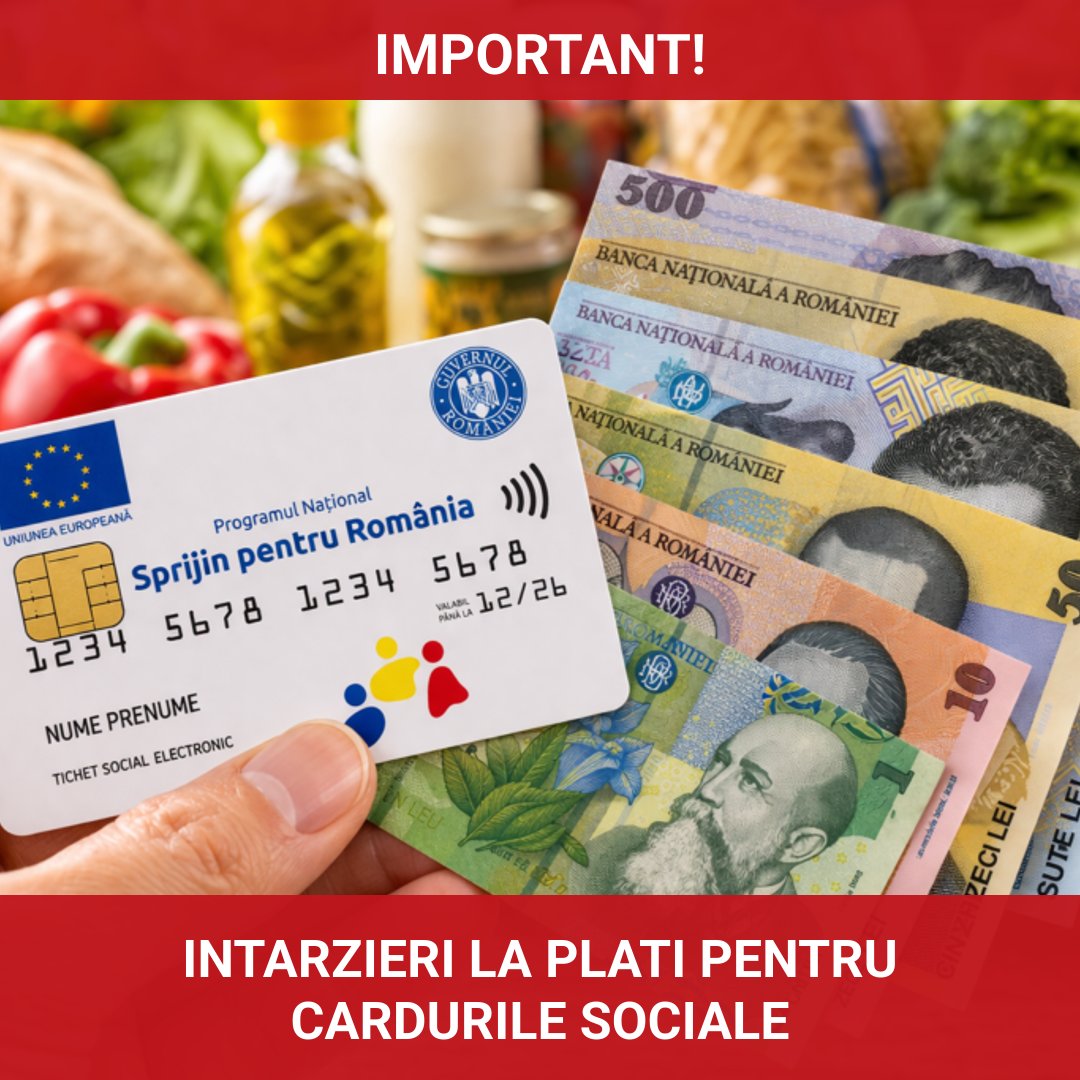 Cardurile sociale din 2026: Întârzieri la plăți și viitor incert pentru beneficiari