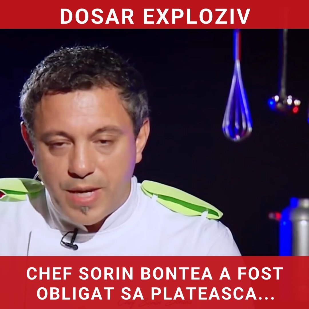 Chef Sorin Bontea, obligat să plătească daune de 100.000 de euro către Antena 1