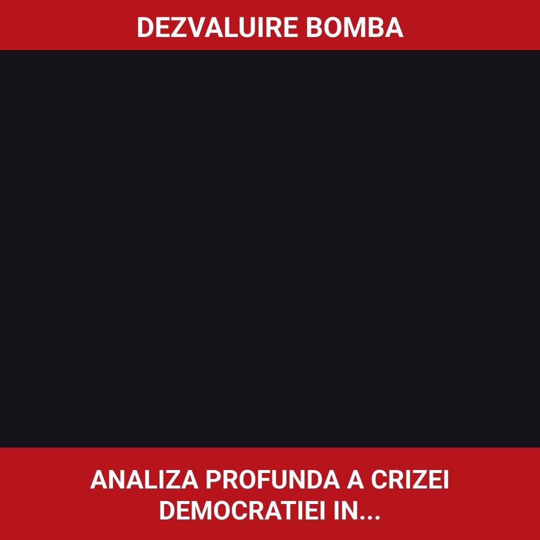 Cine a pus capăt speranței în democrație? O analiză profundă a crizei actuale