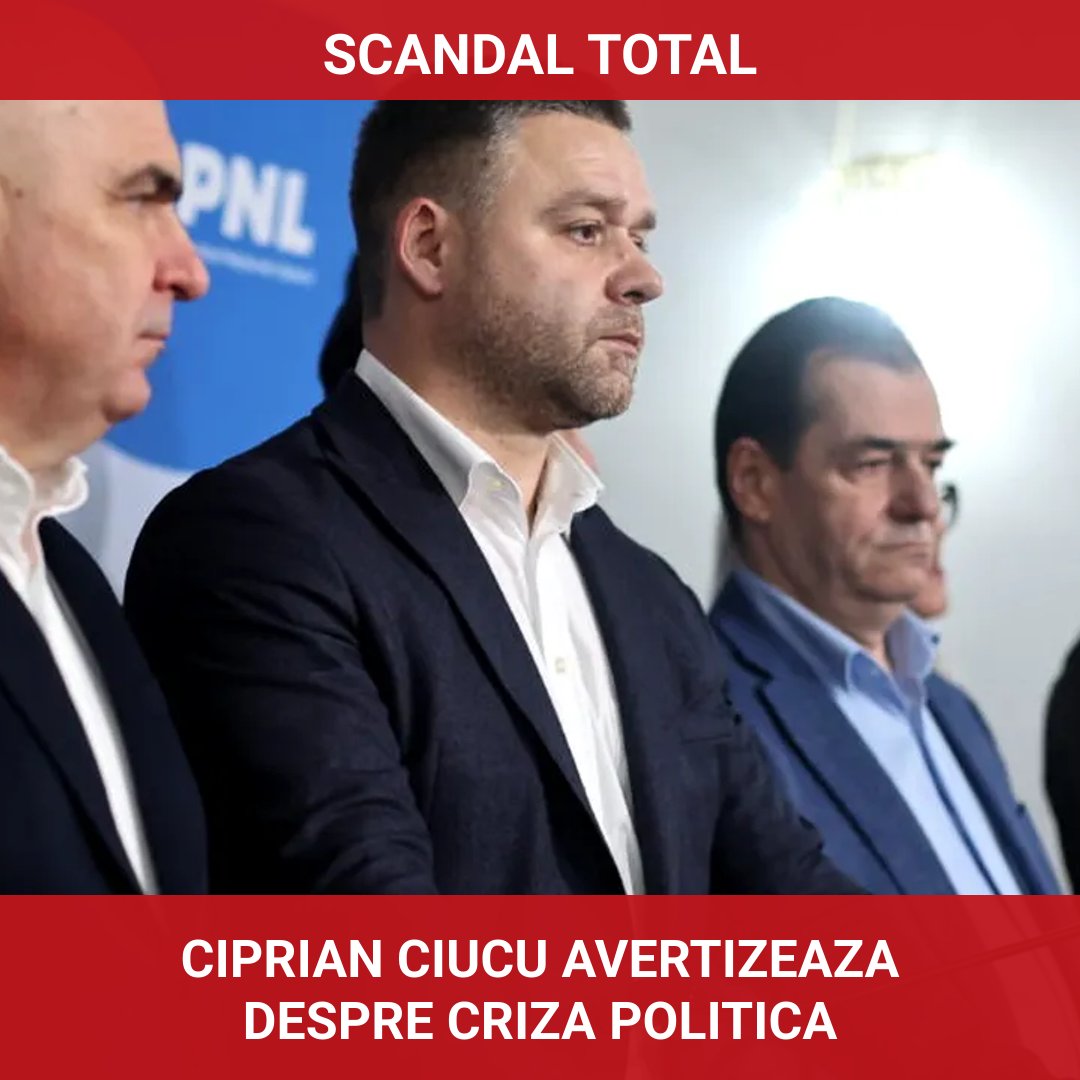 Ciprian Ciucu avertizează PSD: „Veți provoca o criză politică majoră