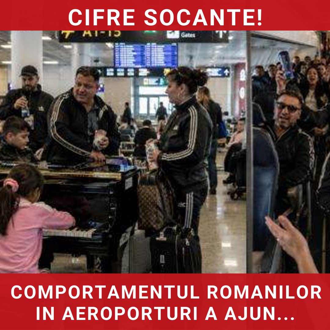 Civilizația europeană sub presiunea comportamentului românilor în aeroporturi