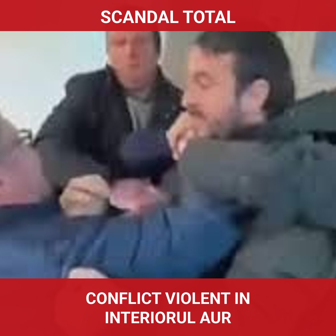 Conflict violent în interiorul AUR: Dan Tanasă și un coleg, într-o altercație în sediul partidului