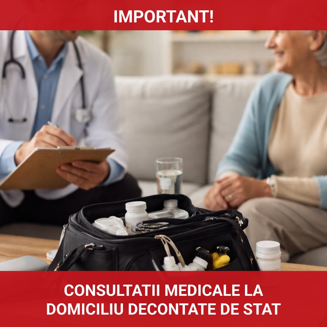 Consultații medicale la domiciliu decontate de stat: ce trebuie să știi despre noua reglementare