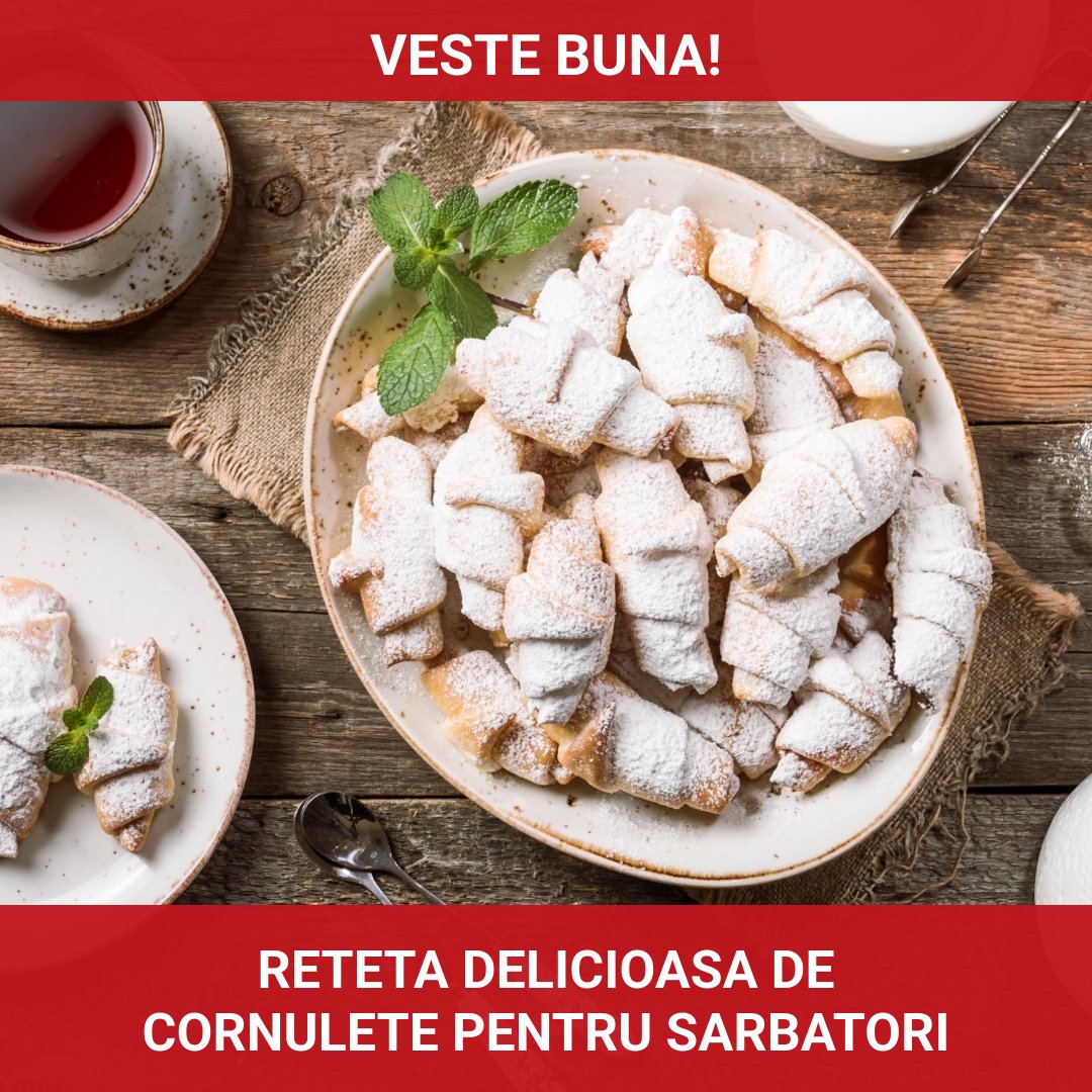 Cornulețe delicioase cu cremă de brânză Hochland: rețeta perfectă pentru sărbători
