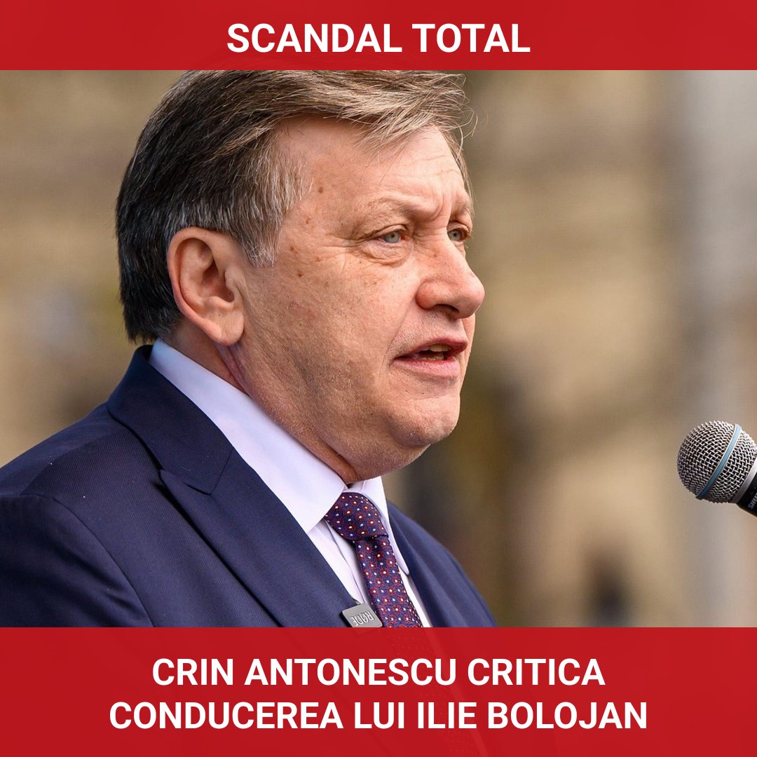 Crin Antonescu critică dur conducerea lui Ilie Bolojan și sugerează alternative pentru funcția de premier