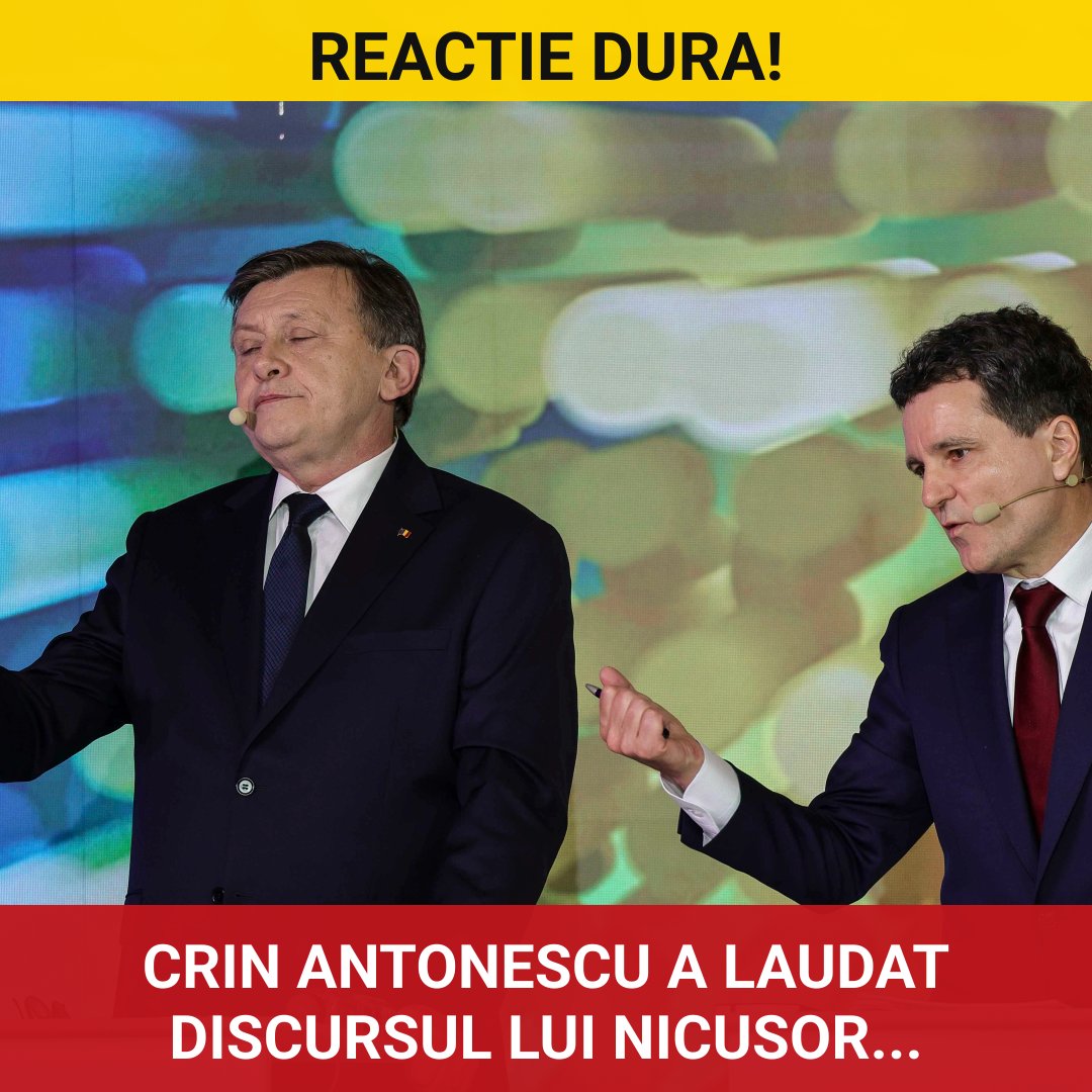 Crin Antonescu laudă discursul lui Nicușor Dan de Ziua Europei, evidențiind curajul acestuia