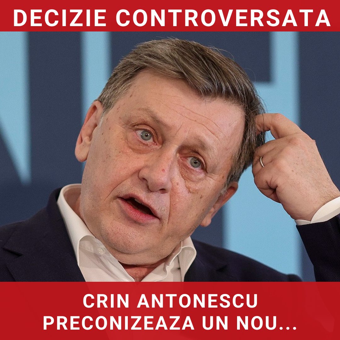 Crin Antonescu preconizează un nou guvern PNL-USR-UDMR, cu sprijin parlamentar extins