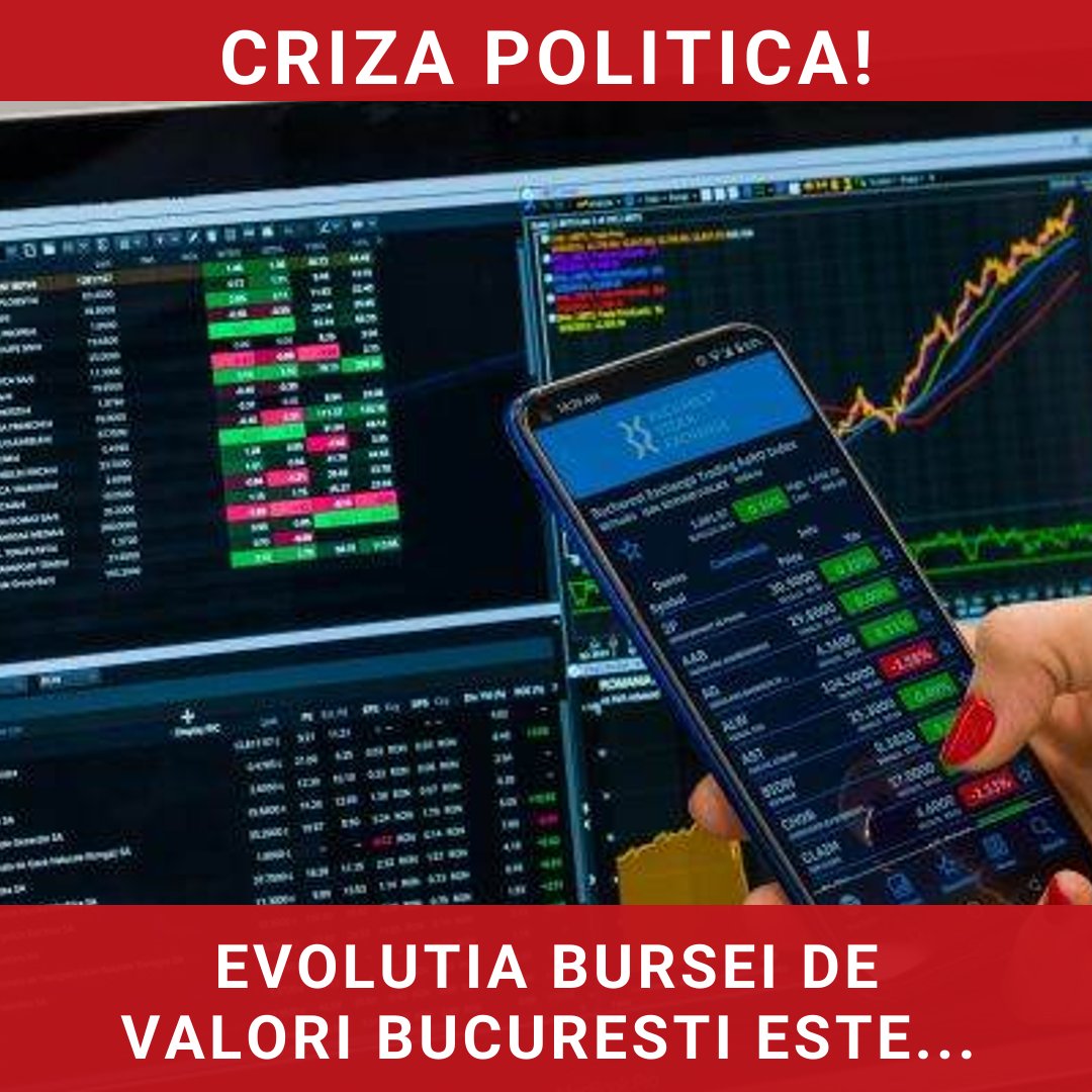Criza politică afectează evoluția Bursei de Valori București