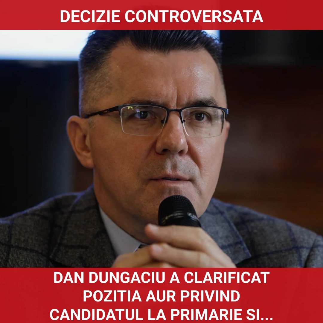 Dan Dungaciu clarifică poziția AUR privind candidatul la Primărie și viitorul politic al României