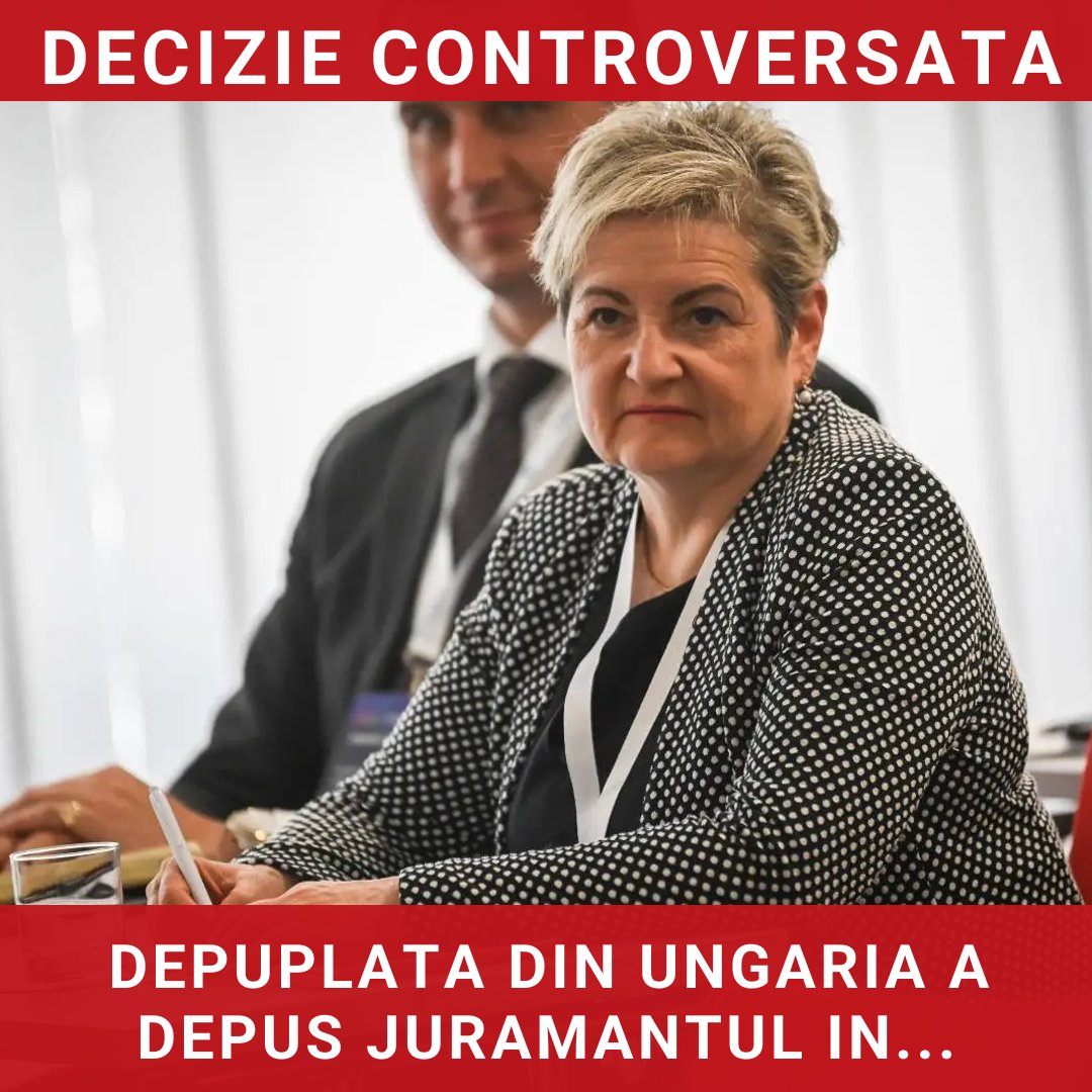 Deputată din Ungaria depune jurământul în română, stârnind reacții în România