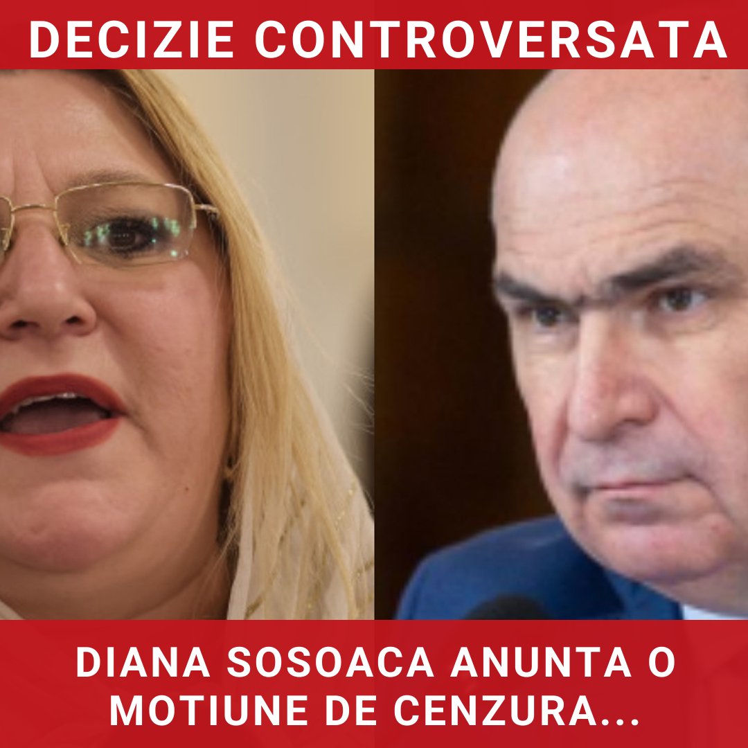 Diana Șoșoacă anunță o moțiune de cenzură împotriva guvernului Bolojan, cerând sprijinul altor partide