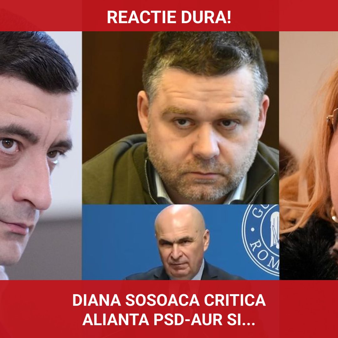 Diana Șoșoacă critică alianța PSD-AUR și amenințările PNL cu alegeri anticipate