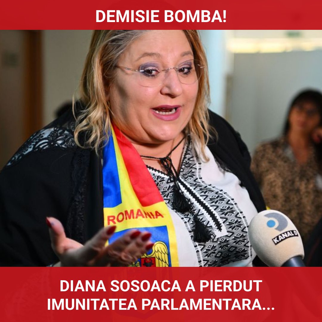 Diana Șoșoacă, europarlamentara controversată, a pierdut imunitatea parlamentară