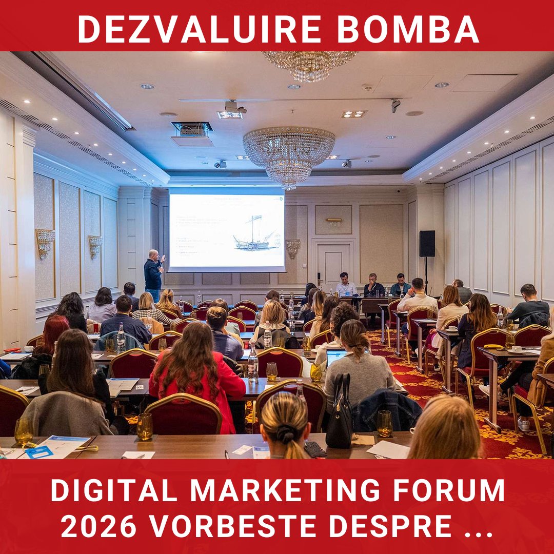 Digital Marketing Forum 2026: Masterclassuri intensive despre AI și Performance Marketing