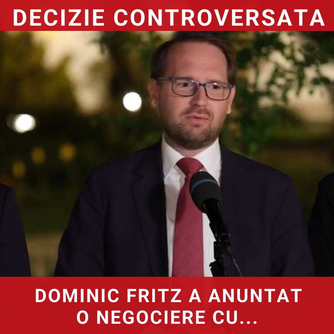 Dominic Fritz, deschis la negocieri cu parlamentarii AUR, dar nu cu partidul