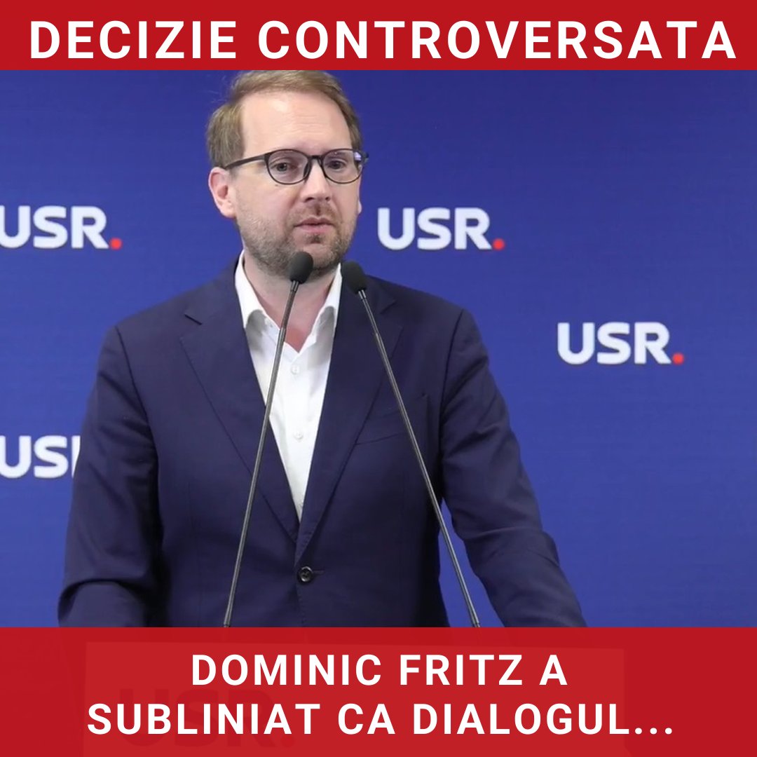 Dominic Fritz: Dialogul cu parlamentarii este necesar, dar nu cu AUR