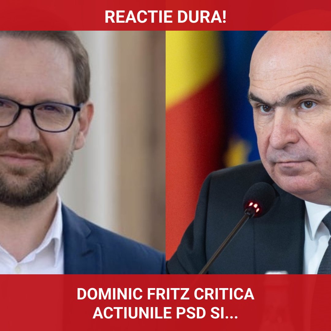 Dominic Fritz își reafirmă sprijinul față de Ilie Bolojan și critică acțiunile PSD