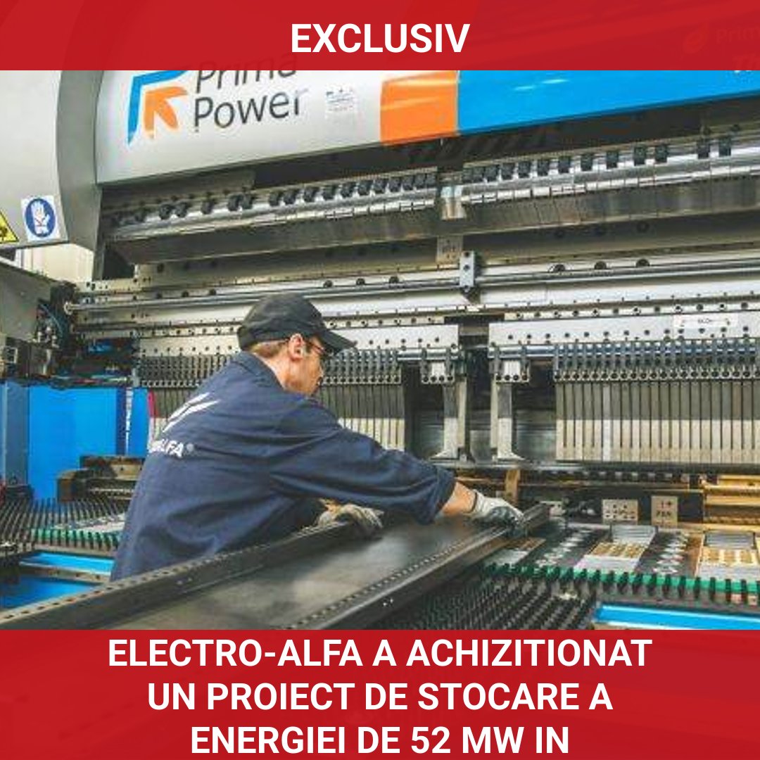 Electro-Alfa achiziționează un proiect de stocare a energiei de 52 MW în județul Sibiu