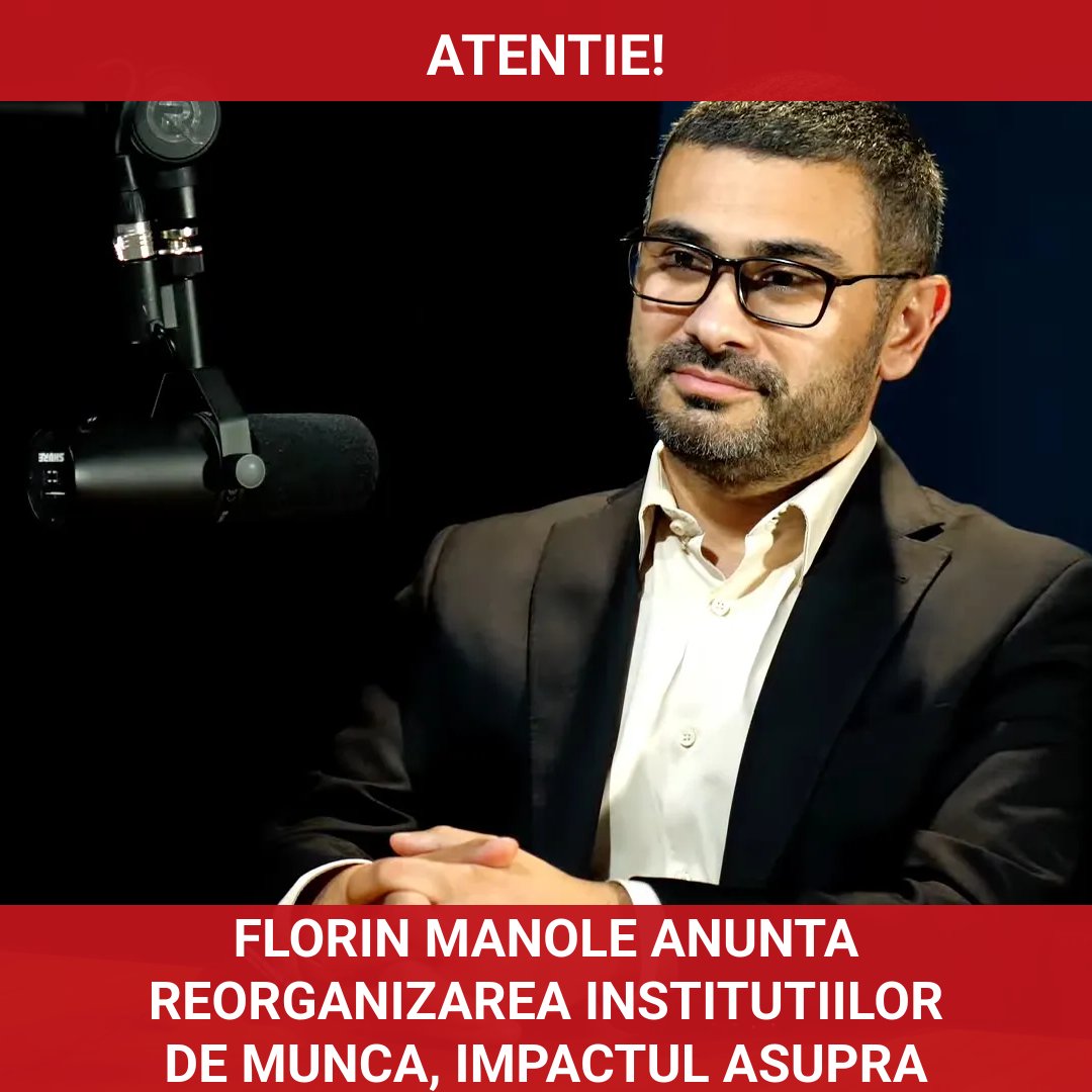 Florin Manole anunță reorganizarea instituțiilor de muncă: impactul asupra pensiilor și ajutoarelor sociale