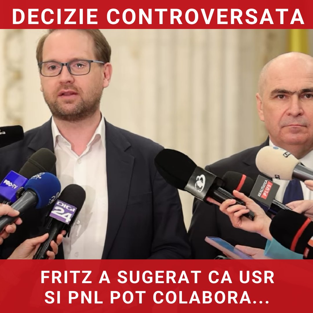 Fritz: "USR și PNL pot colabora pentru a susține reformele necesare României