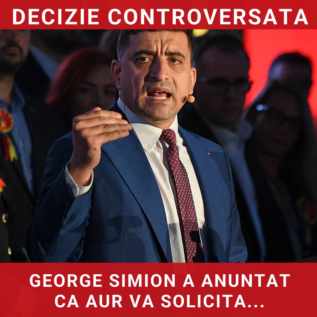 George Simion anunță intenția AUR de a solicita alegeri anticipate printr-o moțiune de cenzură