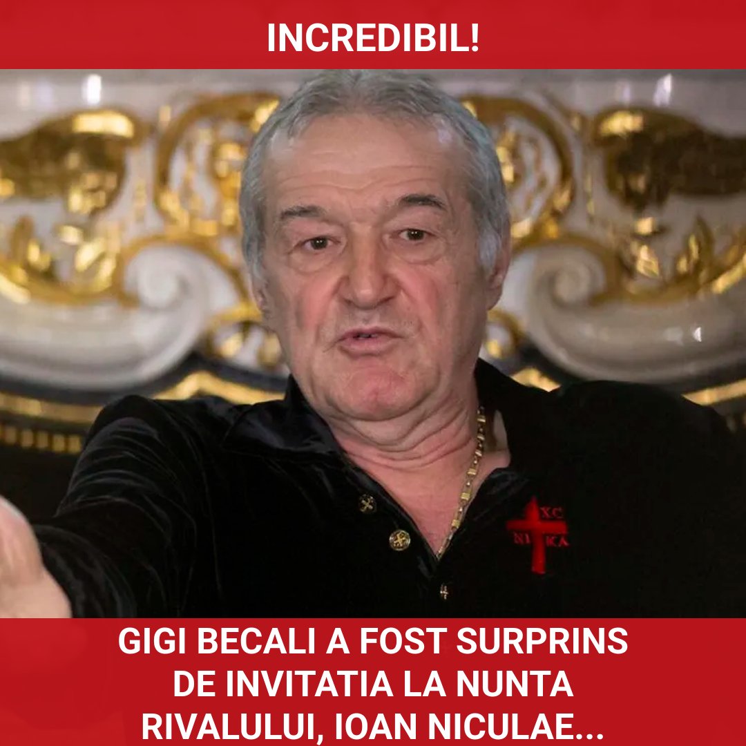 Gigi Becali, surprins de invitația la nunta rivalului său Ioan Niculae