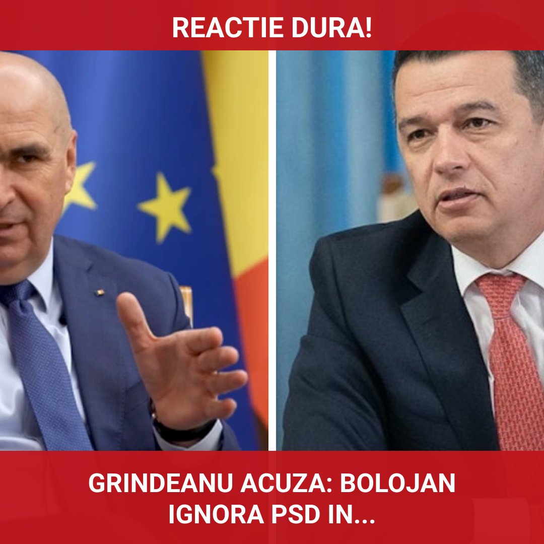 Grindeanu acuză: Bolojan ignoră PSD în coaliția de guvernare