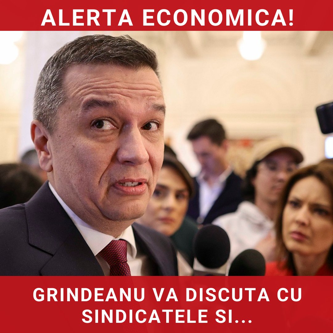 Grindeanu va discuta cu sindicatele și patronatele despre criza economică și socială