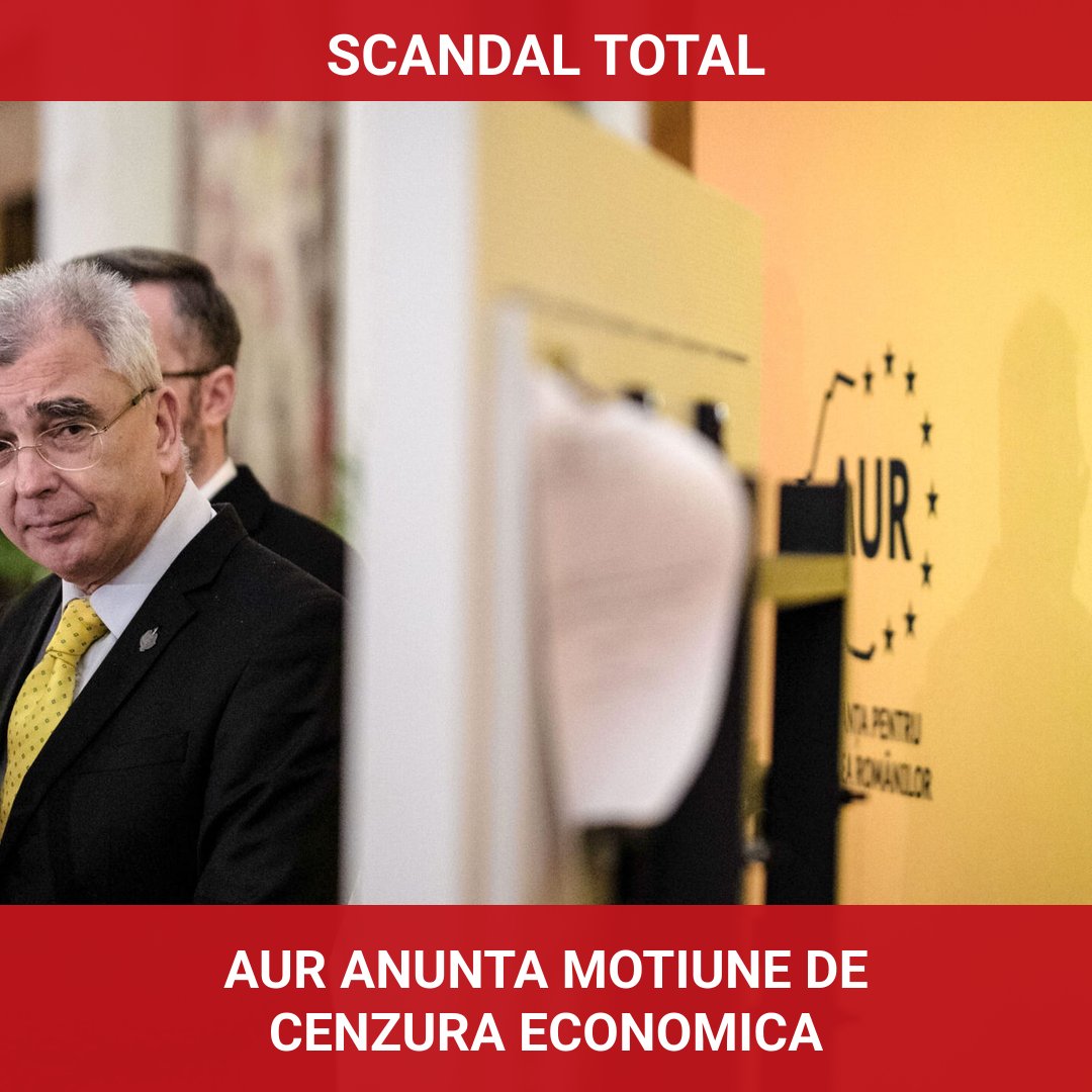 Guvernul Bolojan, sub presiune: AUR anunță moțiune de cenzură din motive economice