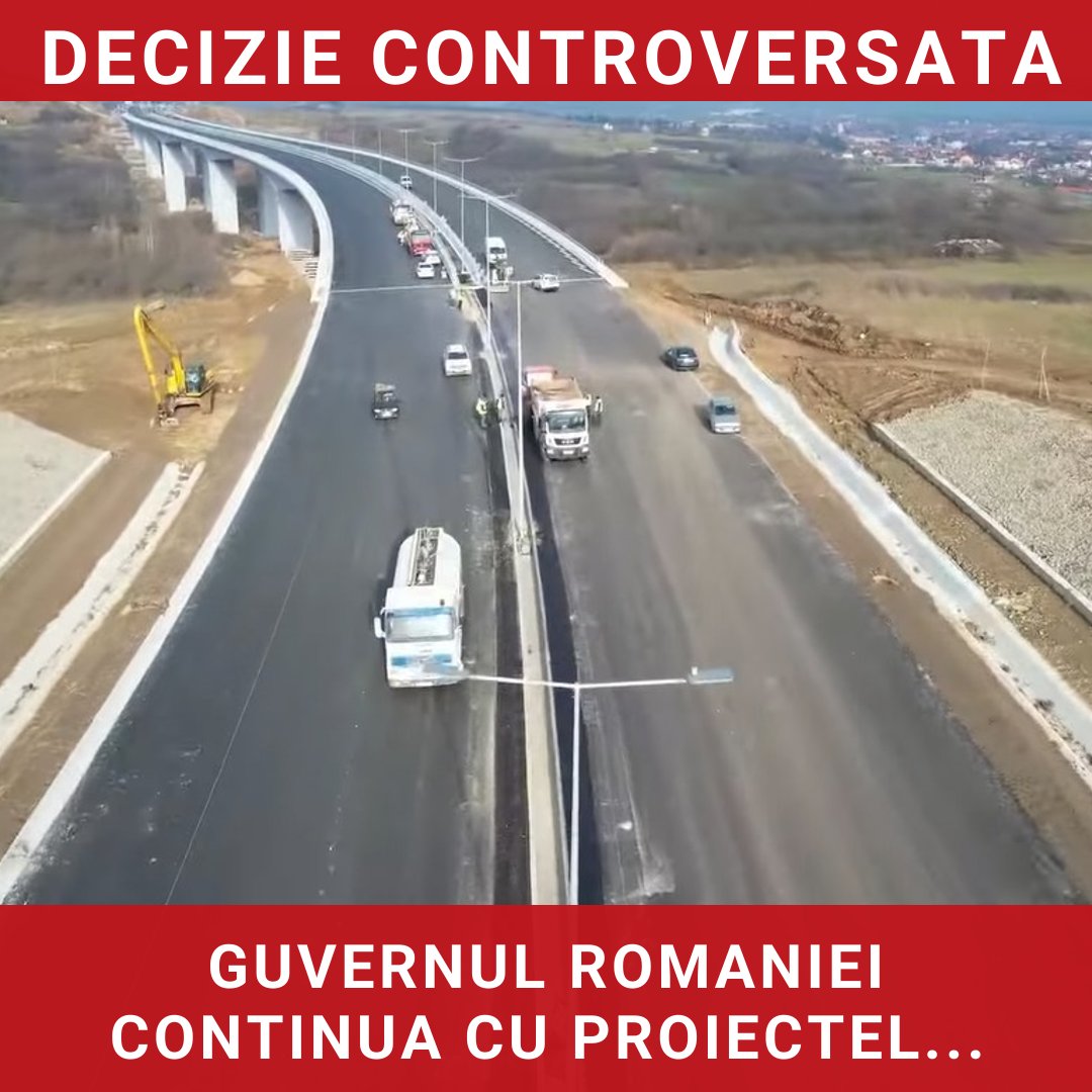 Guvernul României continuă să avanseze în proiectele de infrastructură rutieră, în ciuda crizei politice recente