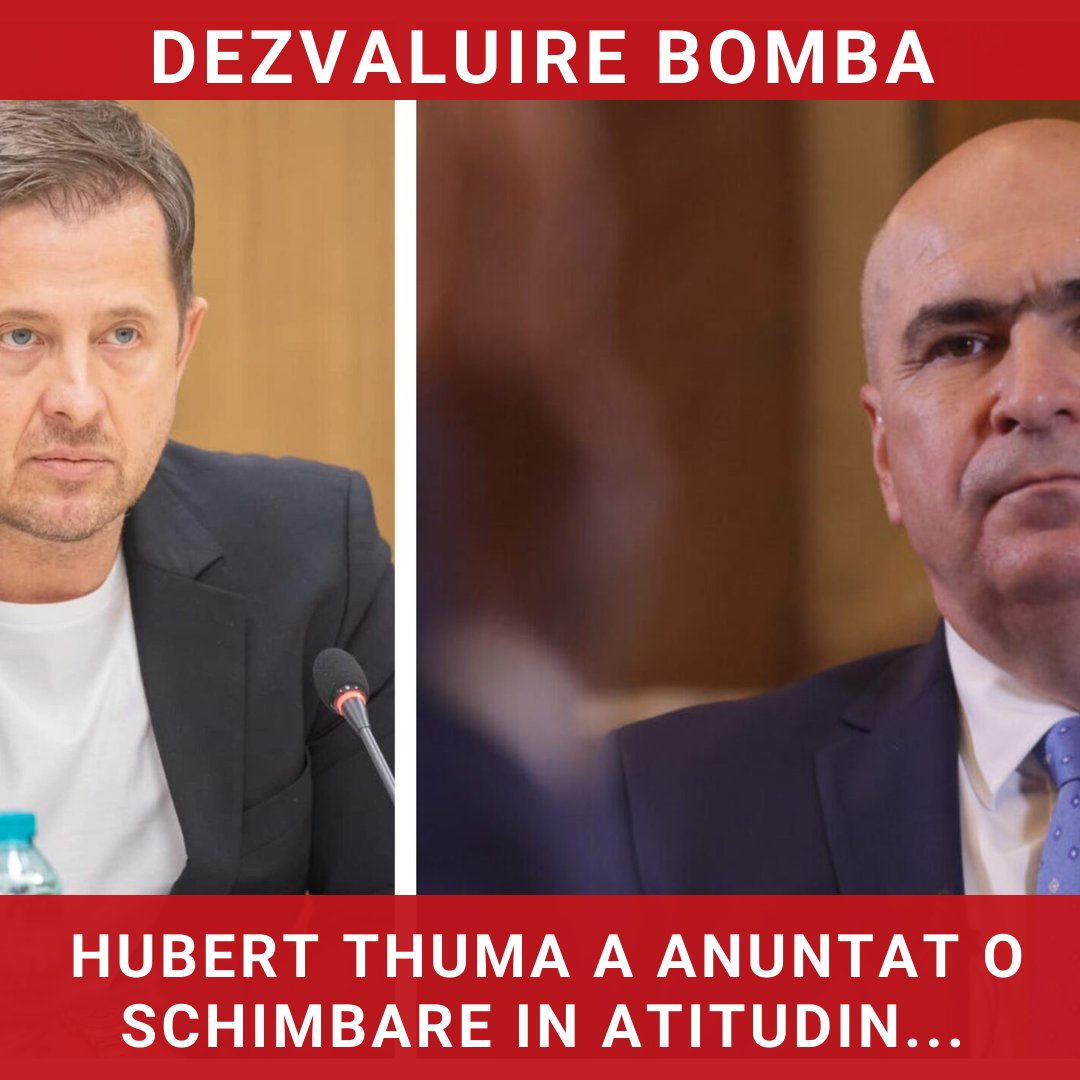 Hubert Thuma, fost adversar al lui Bolojan, își schimbă poziția și îl susține pe premier