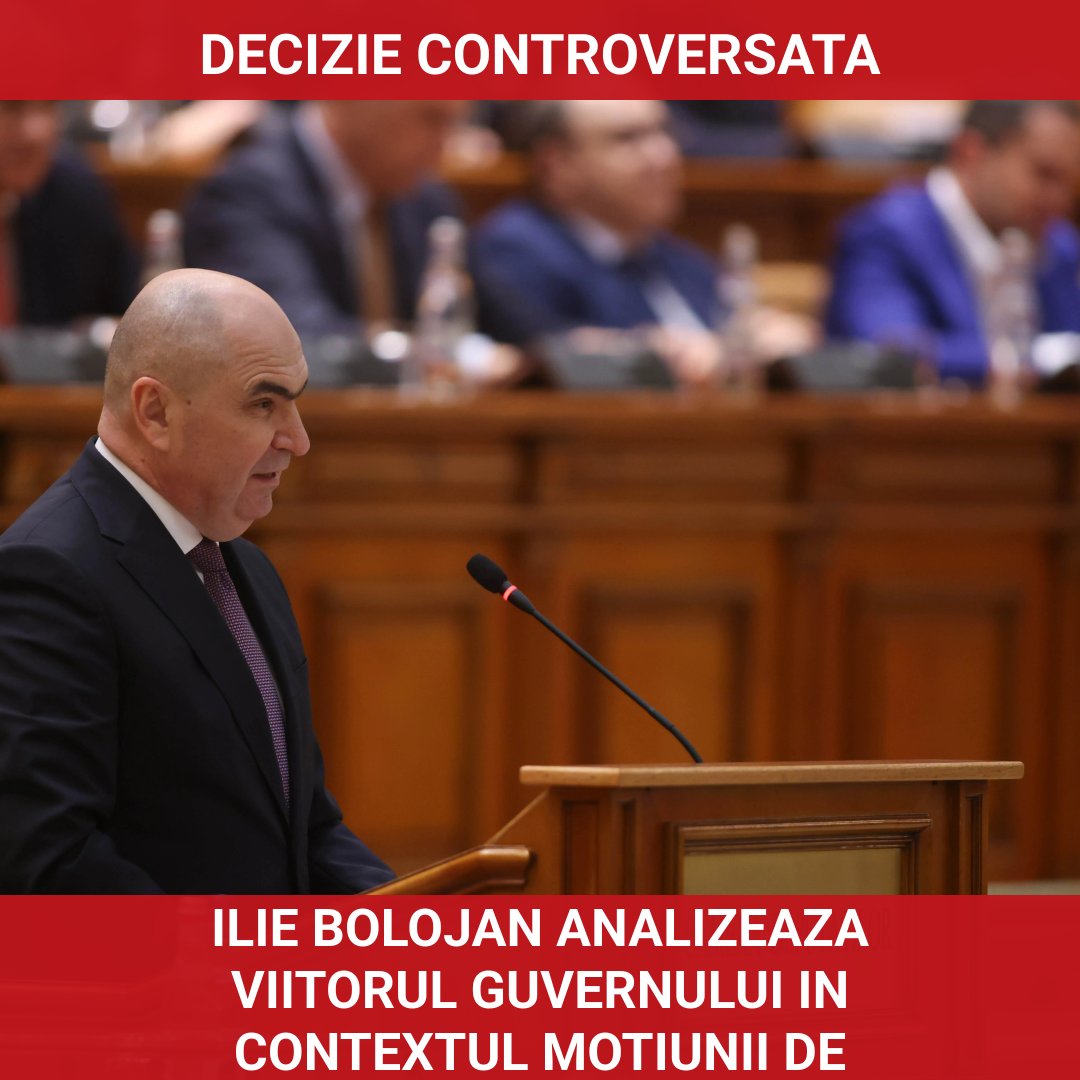 Ilie Bolojan analizează viitorul guvernului în contextul moțiunii de cenzură