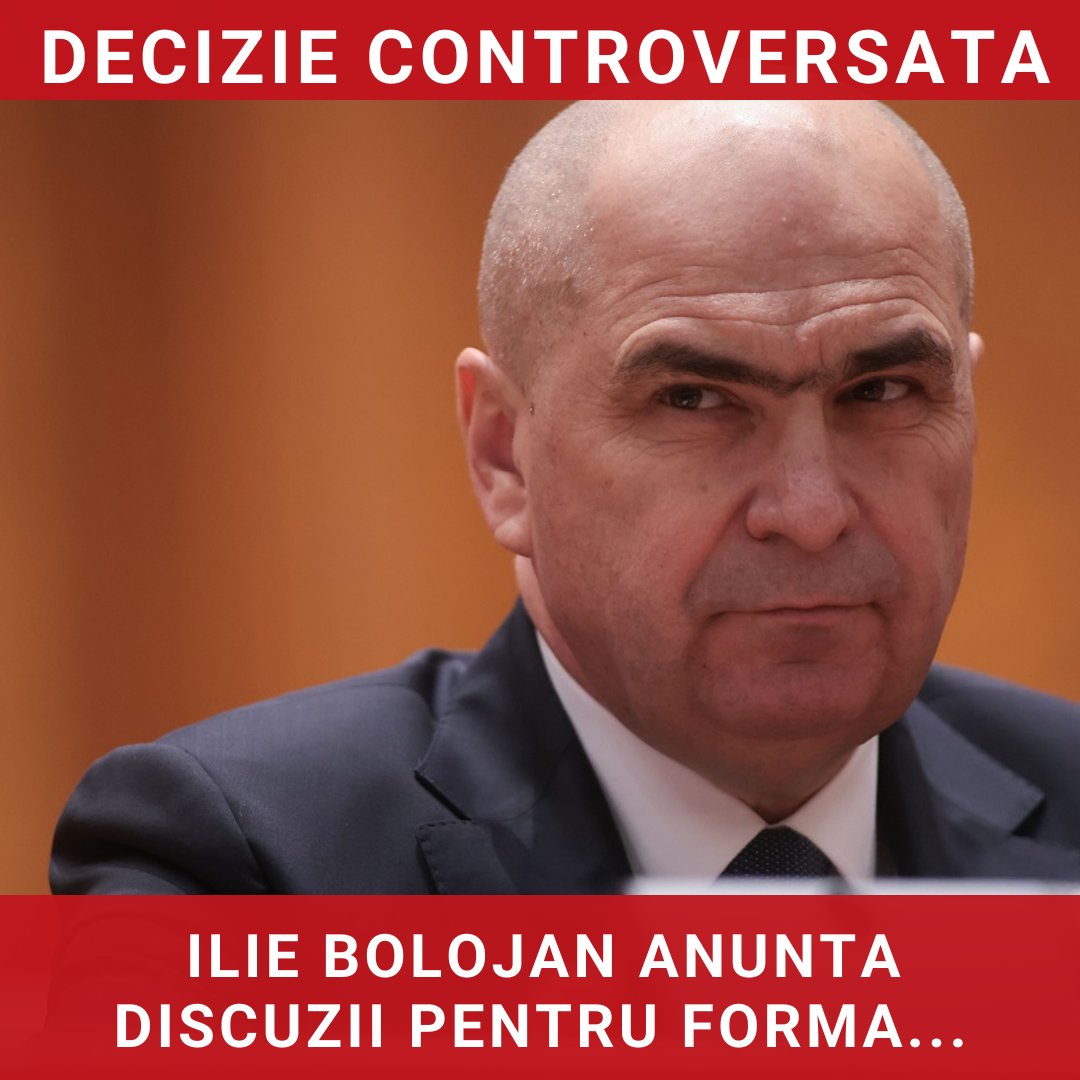 Ilie Bolojan anunță discuții pentru formarea unui guvern minoritar fără PSD