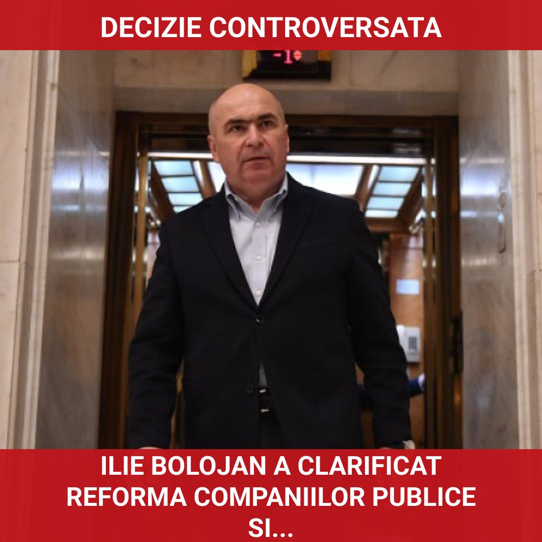 Ilie Bolojan clarifică reforma companiilor publice și acțiunile guvernamentale