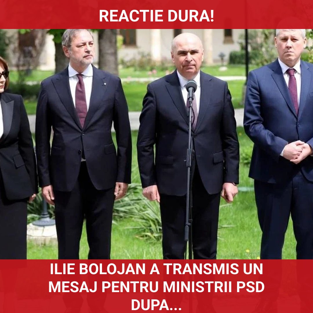 Ilie Bolojan, mesaj pentru miniștrii PSD după retragerea sprijinului politic