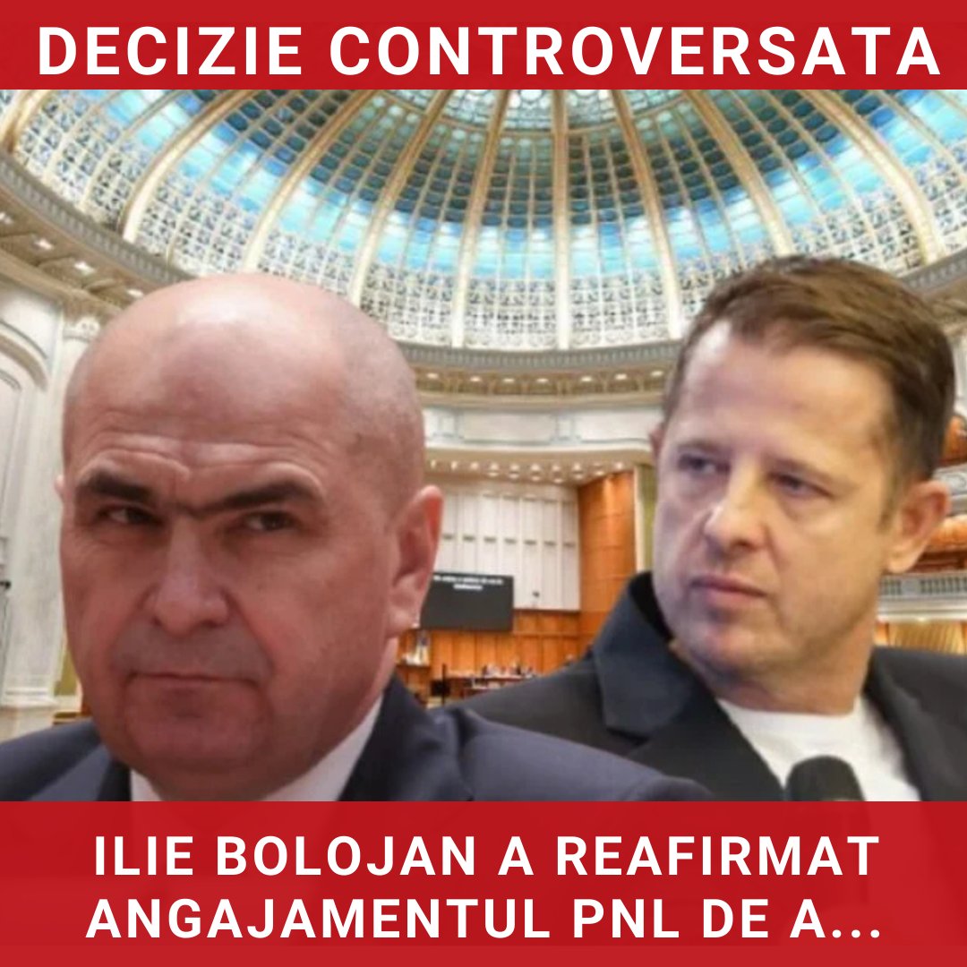 Ilie Bolojan reafirmă angajamentul PNL de a nu colabora cu PSD în viitorul apropiat