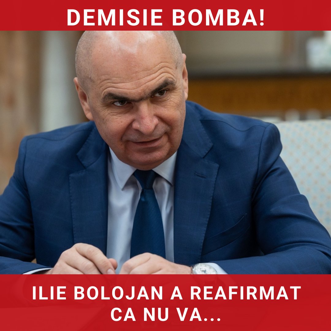 Ilie Bolojan reafirmă că nu va demisiona în urma crizei politice actuale