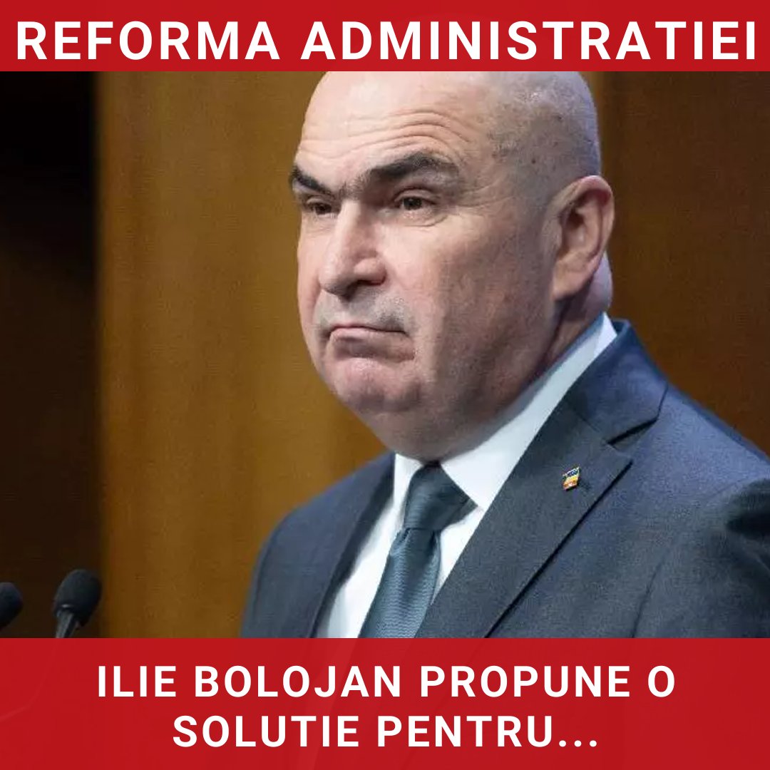 Ilie Bolojan: Reforma sistemică este cheia eliminării sinecurilor din administrație