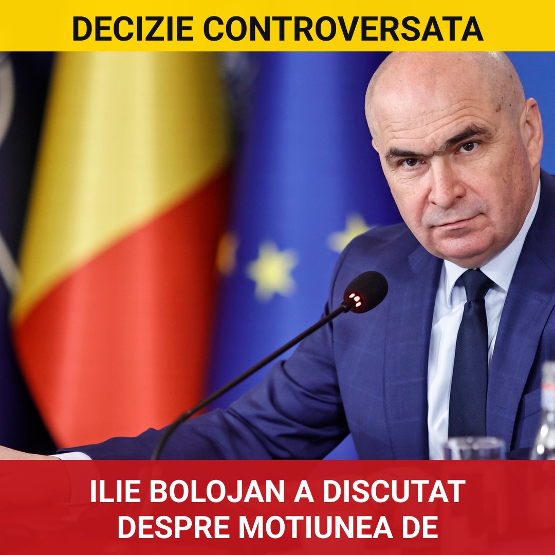 Ilie Bolojan vorbește despre moțiunea de cenzură și încrederea în PNL