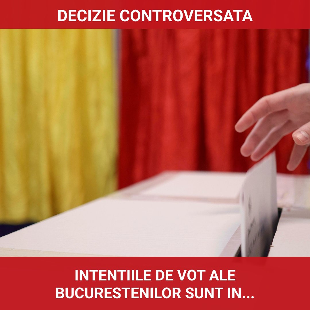 Intențiile de vot ale bucureștenilor și percepția asupra premierului Bolojan, conform unui sondaj CURS