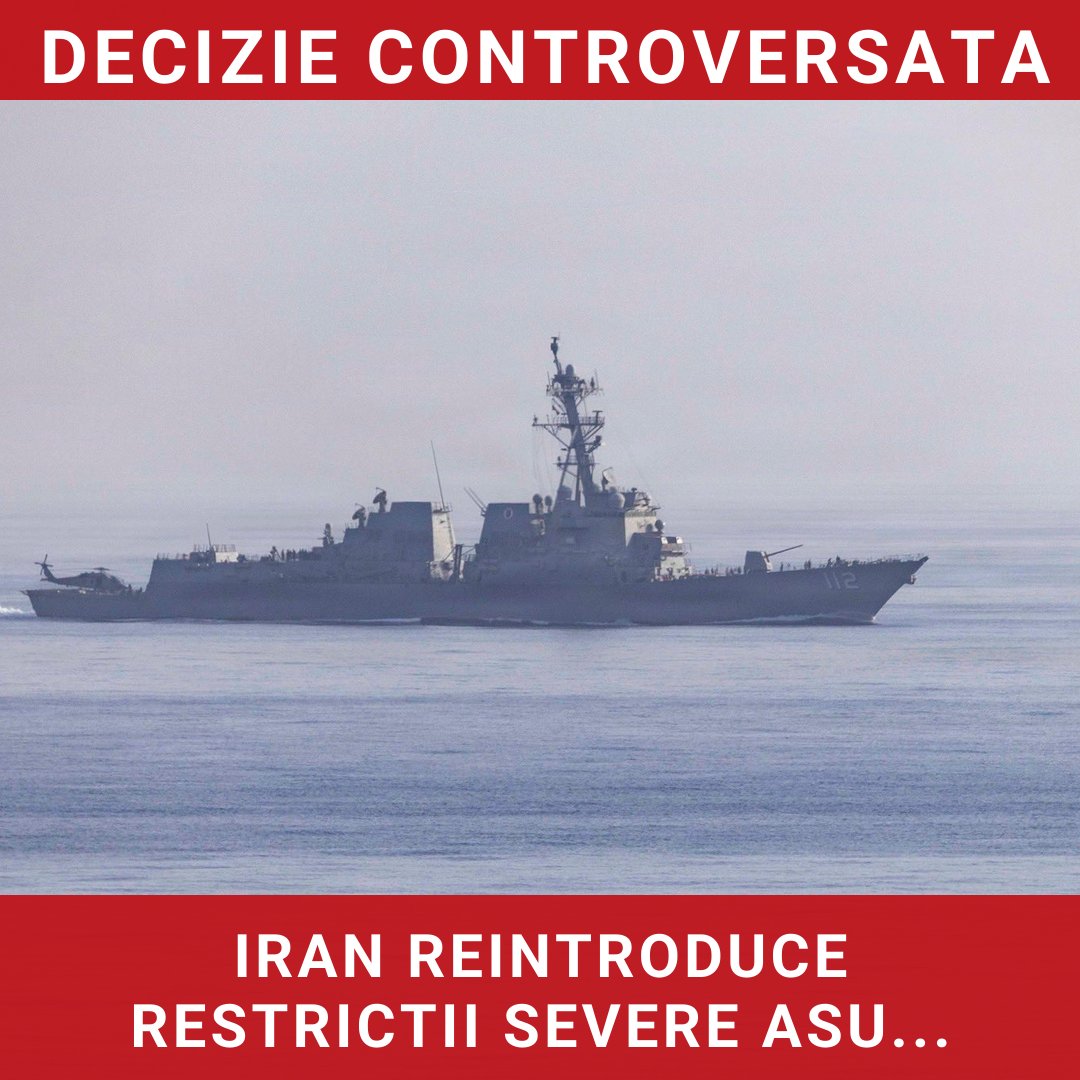 Iran reintroduce restricții severe asupra Strâmtorii Ormuz ca reacție la blocada americană