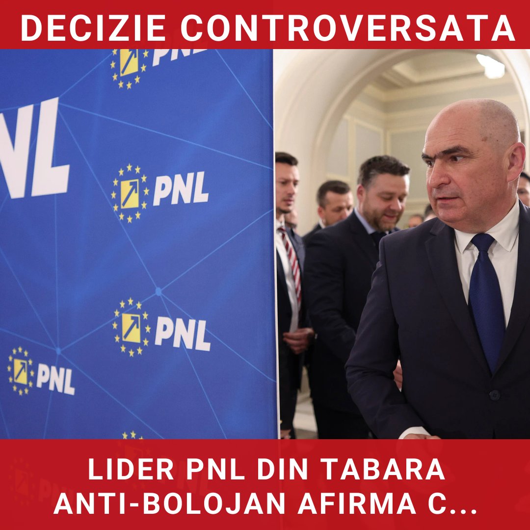 Lider PNL din tabăra anti-Bolojan afirmă că partidul rămâne unit și stabil