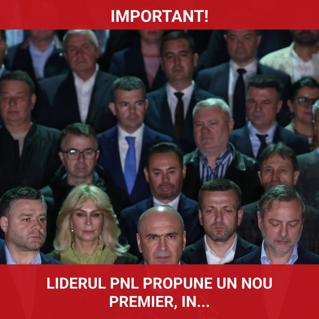 Liderul PNL anunță o propunere fermă pentru premier, în contextul crizei guvernamentale